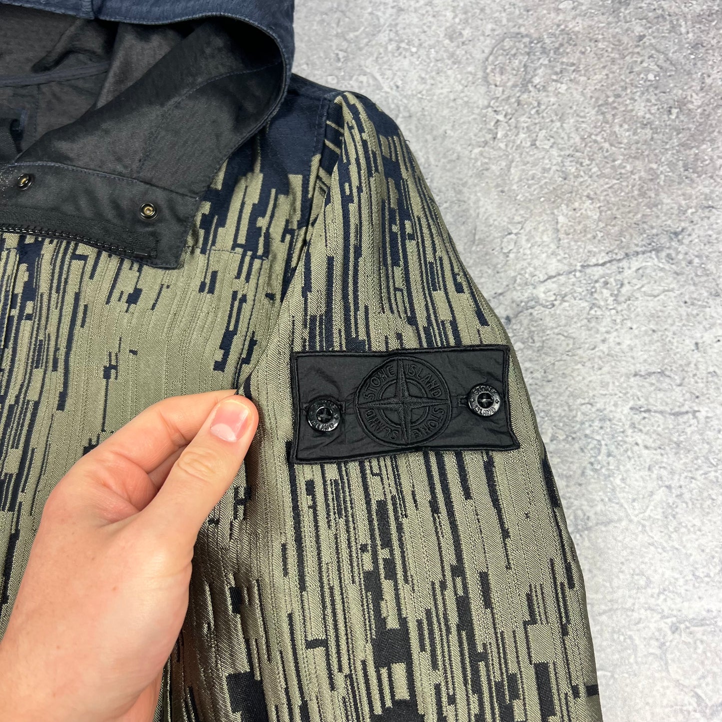 Stone Island Shadow Big Loom Reversible Jacket Large 22.5”