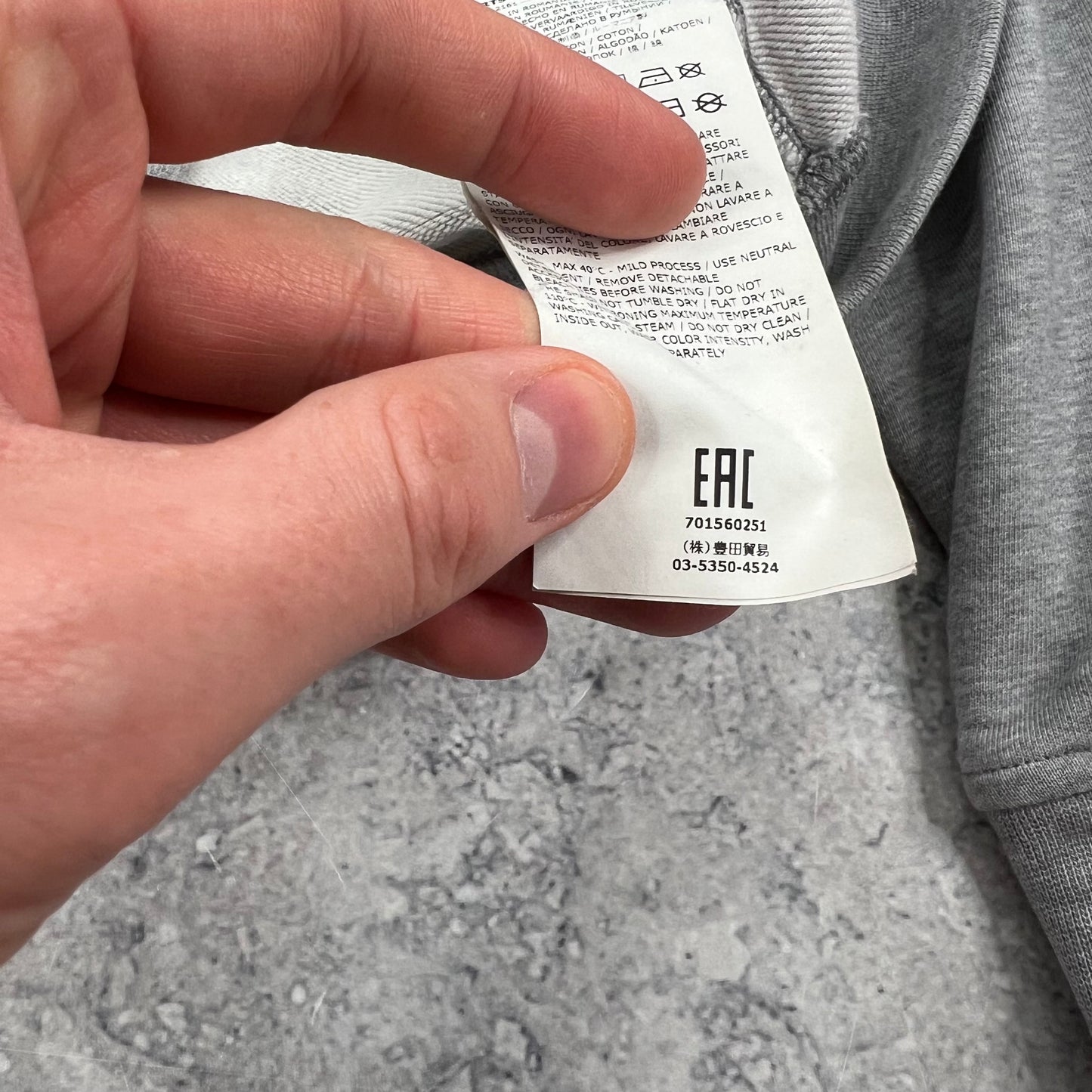 Stone Island Grey FZ Hoodie Medium 20.75”