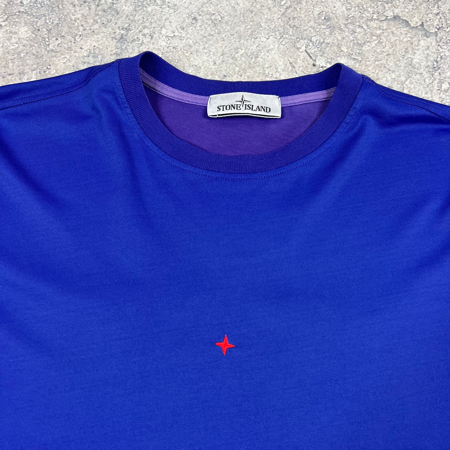 Stone Island Marina Blue T-Shirt Large 22.5”
