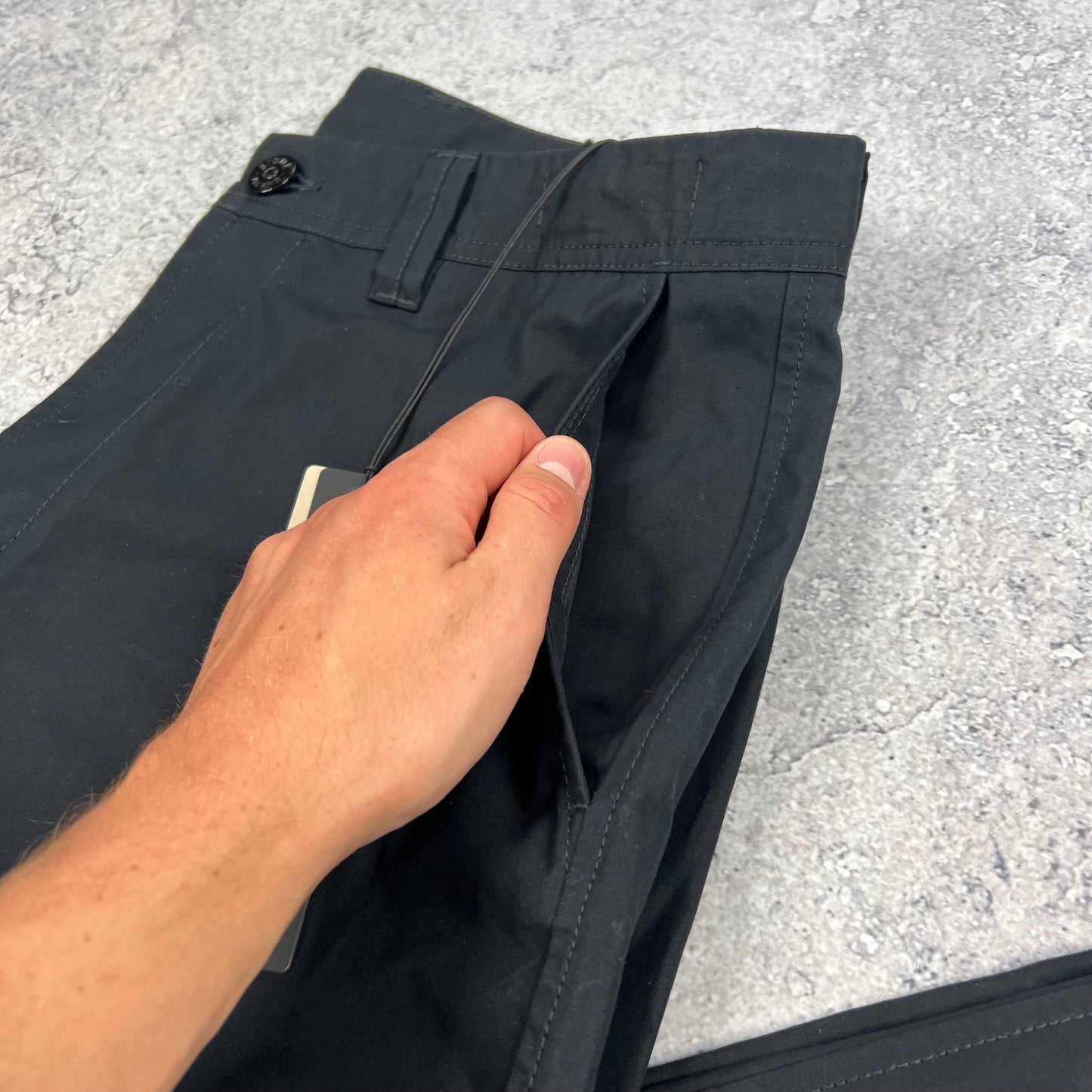 Stone Island Black Ghost Ventile Cargo Trousers W33-34” BNWT