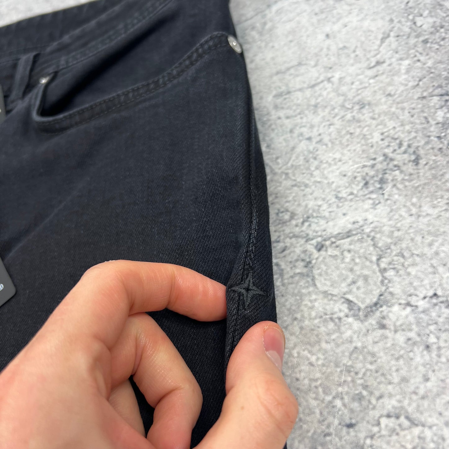 Stone Island Black Denim Slim Jeans BNWT