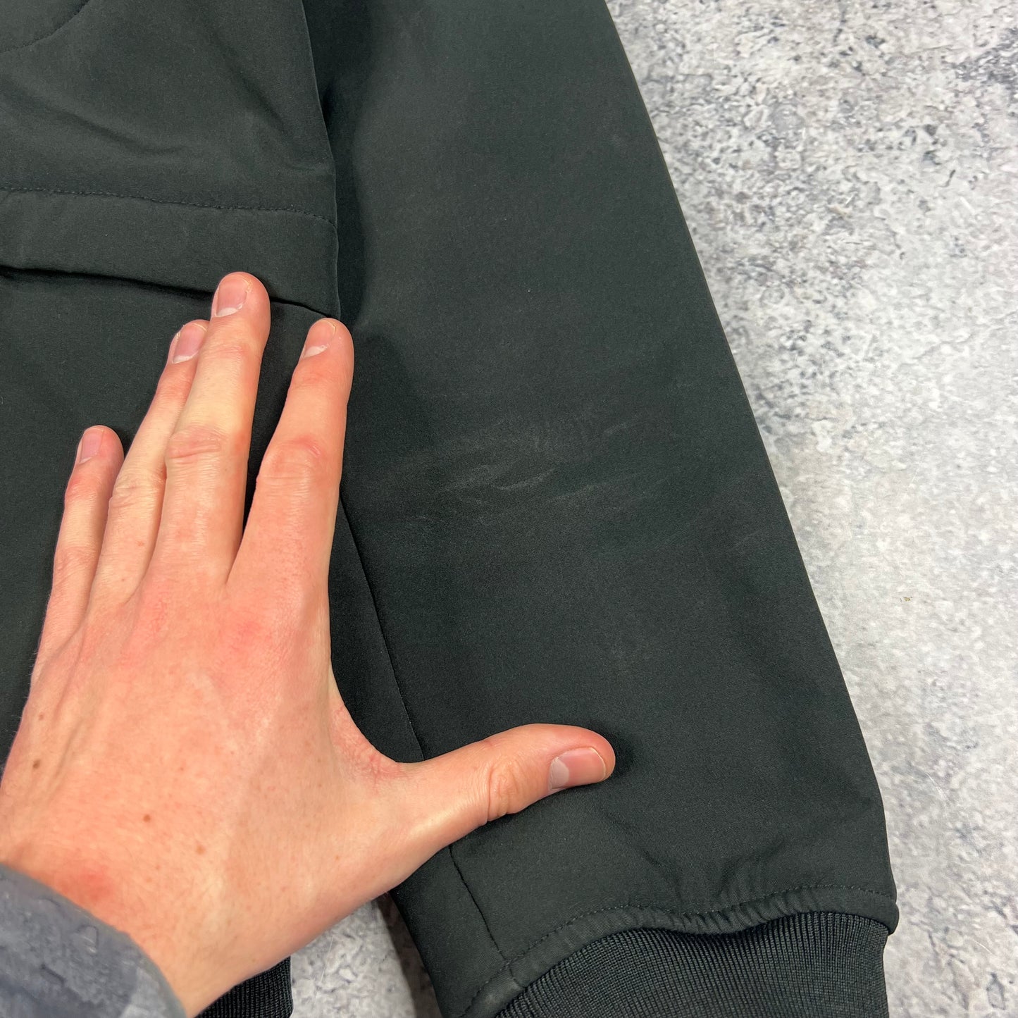 CP Company Black Fleece/Softshell Reversible Lens Jacket Medium 21”