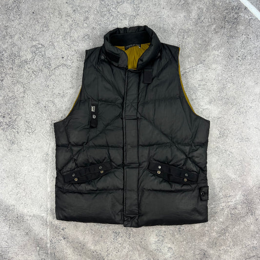 Stone Island Black Shadow Project Down Gilet Large 22.25”