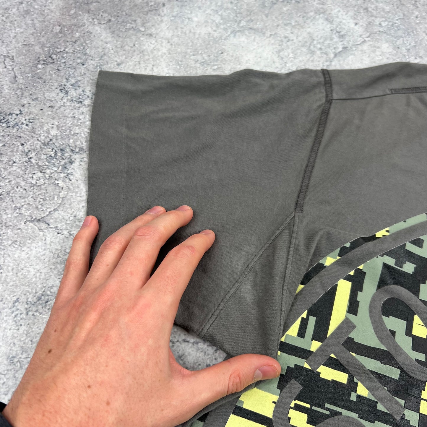 Stone Island Grey Camo T-Shirt XXL 24.5”