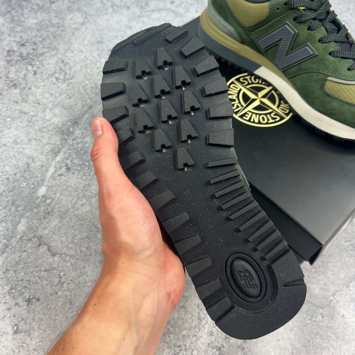 Stone Island x New Balance 574 Trainers UK7.5 BNIB