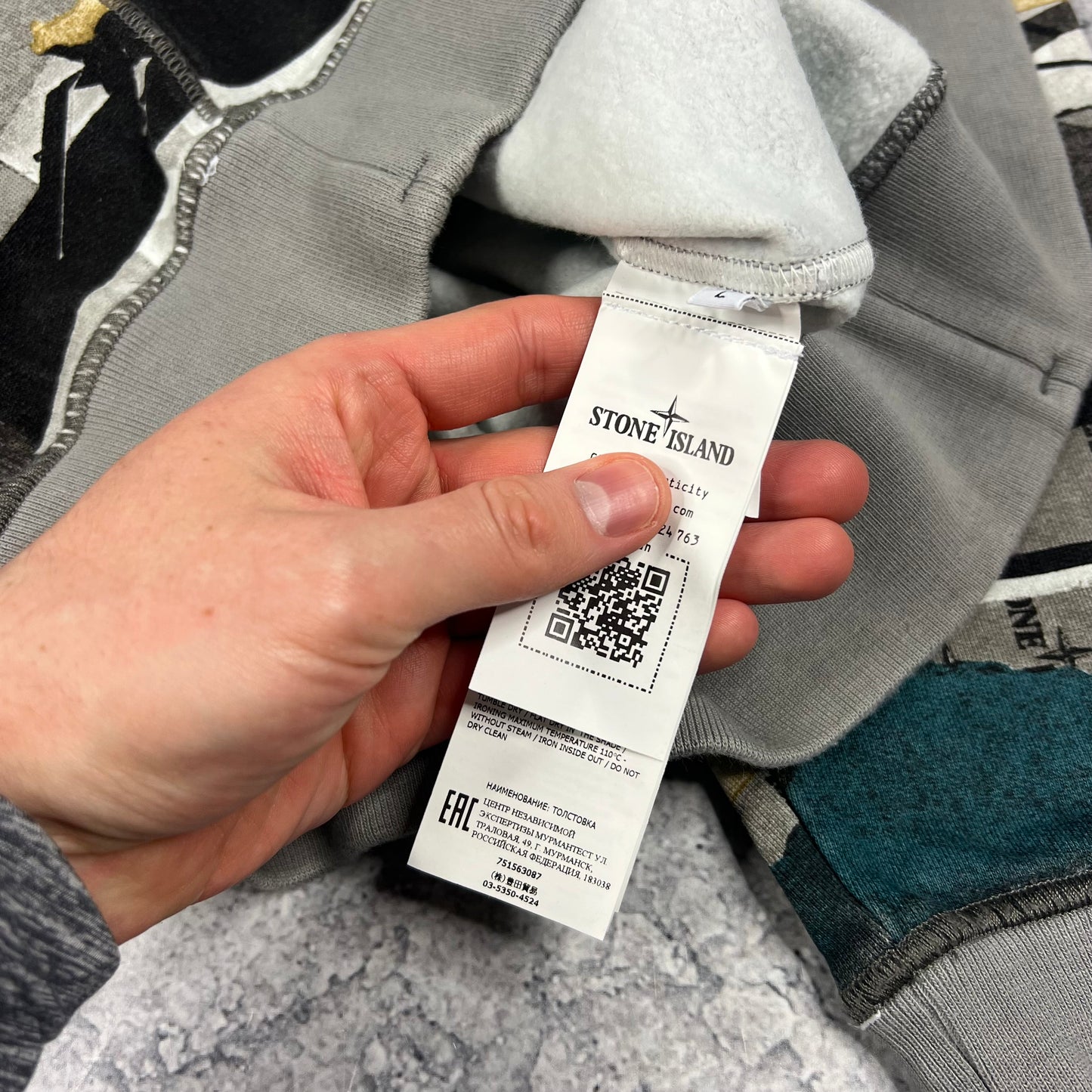 Stone Island Multi Logo Sweatshirt Large 23”