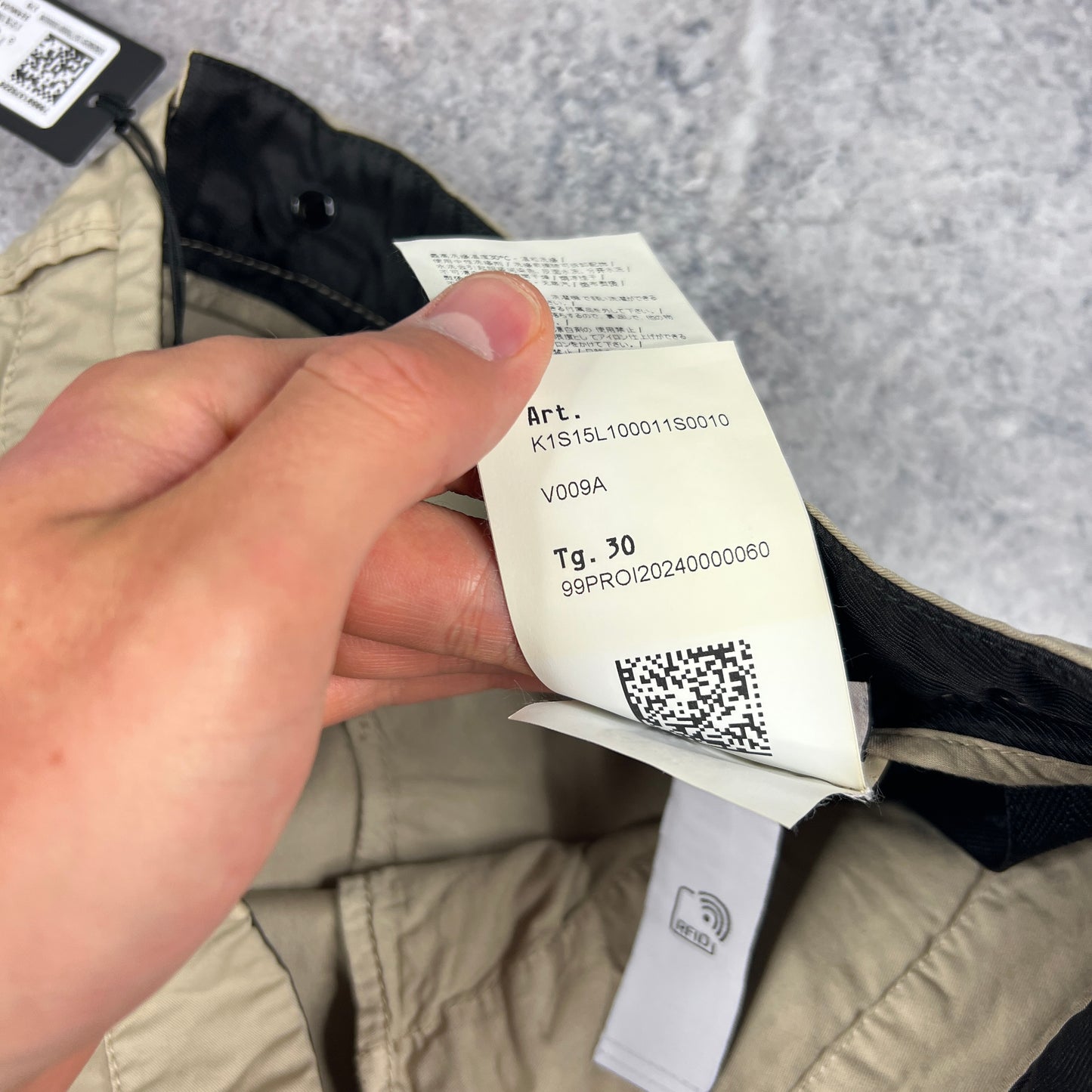 Stone Island Beige Garment Dyed Cargo Shorts W30” BNWT