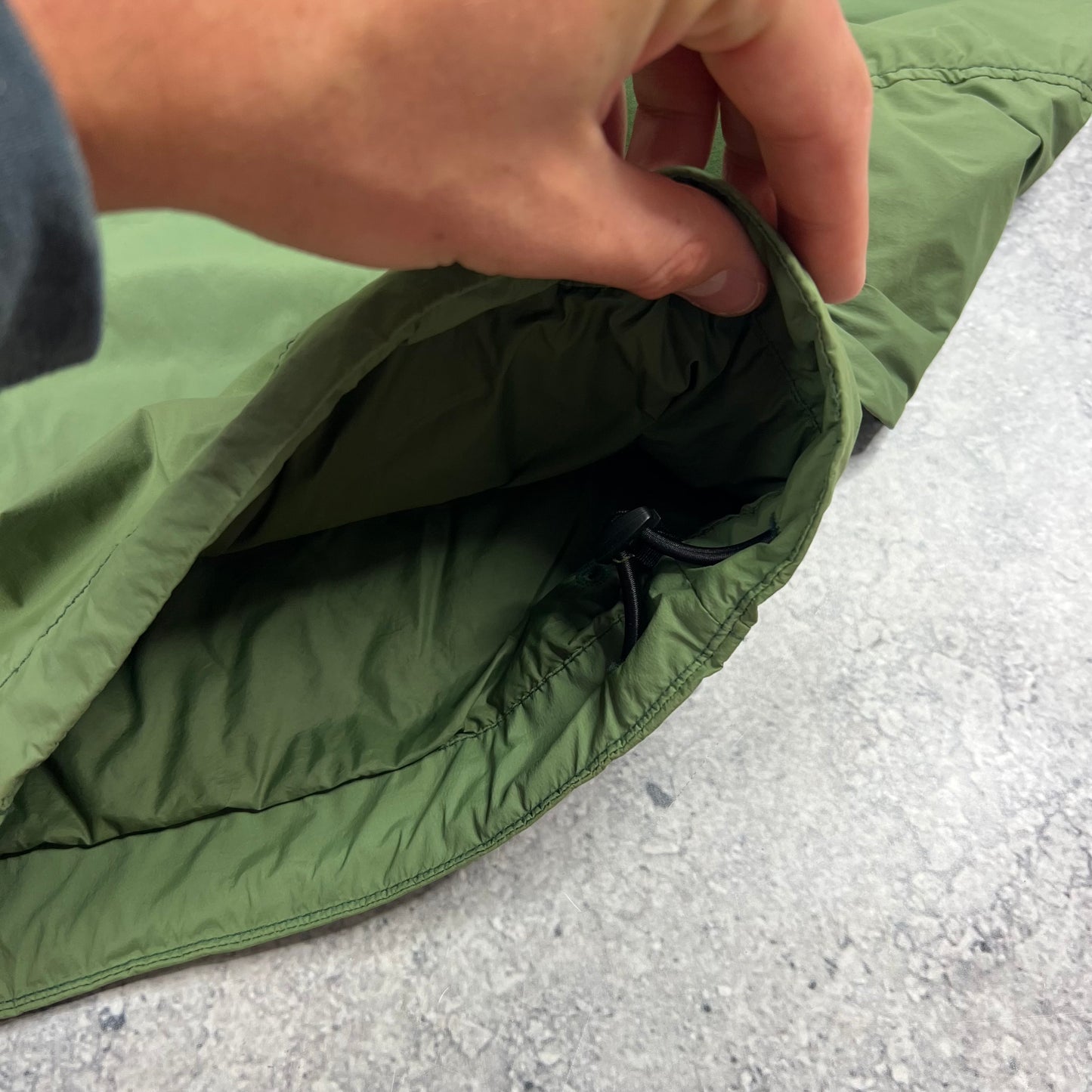 Stone Island Green Skin Touch Nylon Jacket XL 24.25”