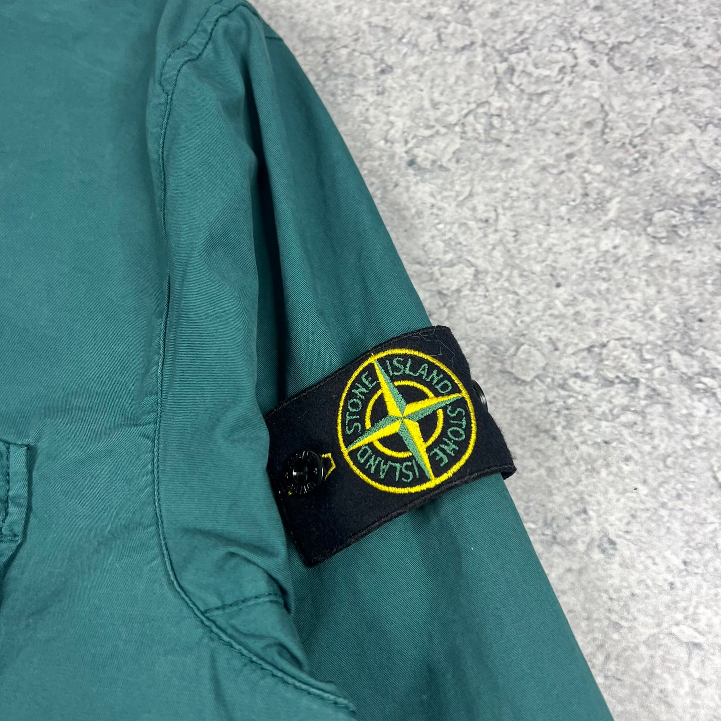 Stone Island Petrol Green Overshirt XXL 25”