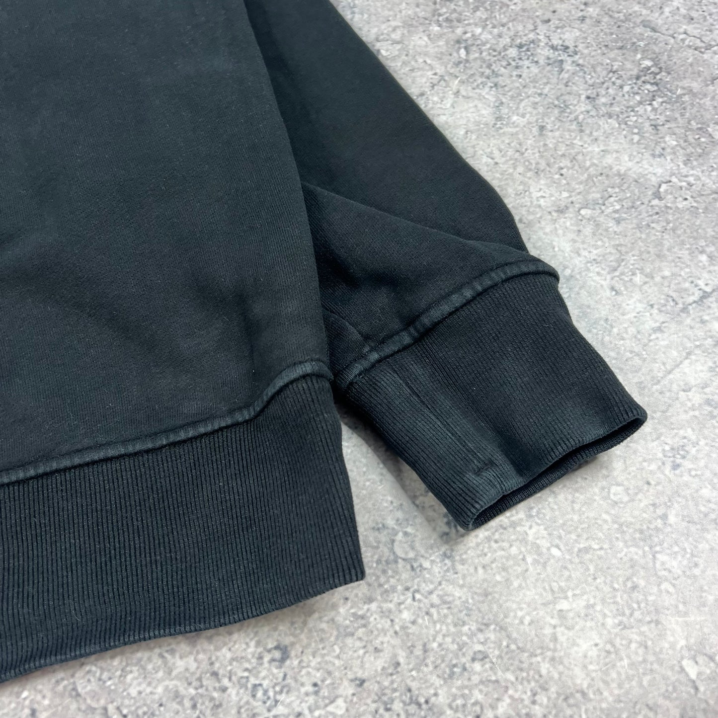 Stone Island Black Logo Sweatshirt Small 21”