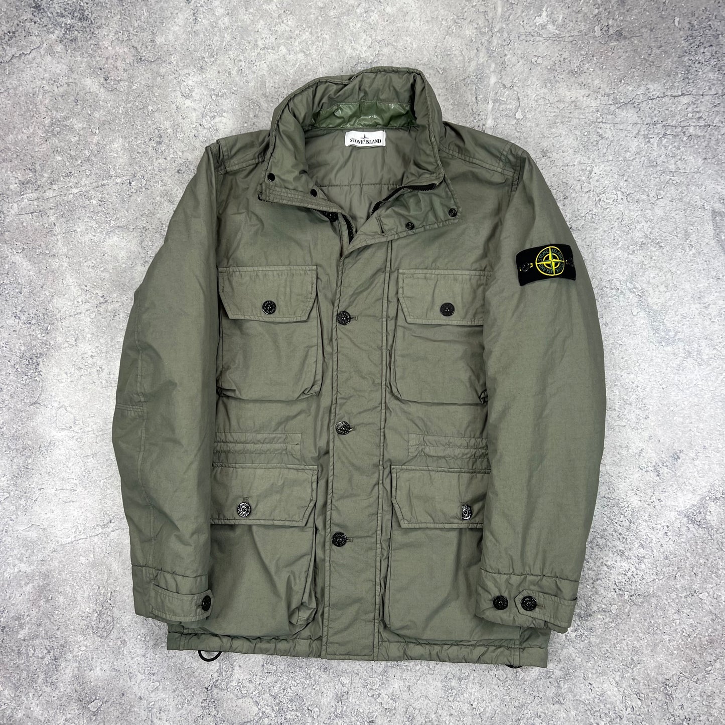 Stone Island Khaki Naslan Primaloft Jacket Medium 22.75”