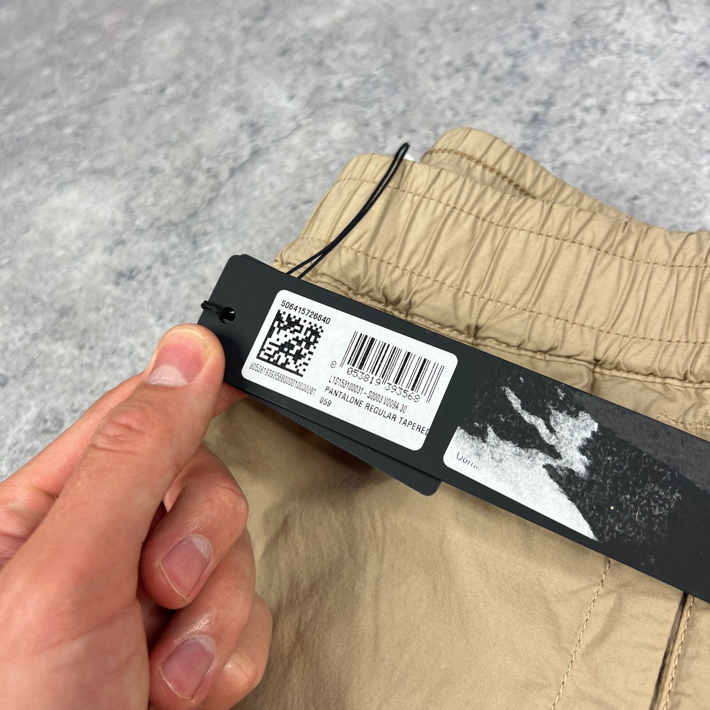 Stone Island Beige Cuffed Cargo Trousers W30” BNWT