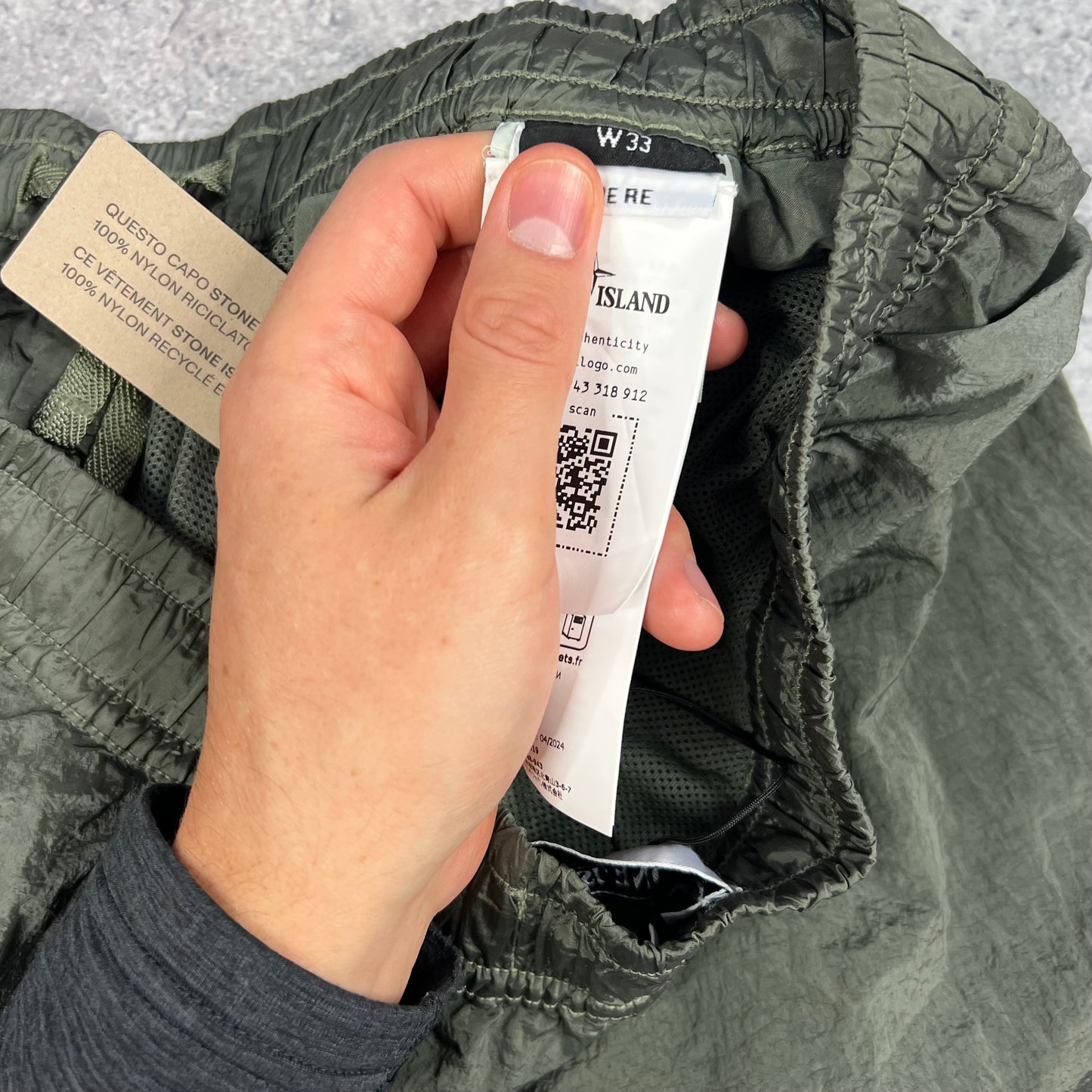 Stone Island Nylon Metal Cargo Trousers W30-33” BNWT
