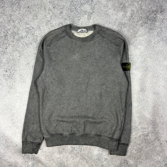 Stone Island Grey Dust Sweatshirt Medium 22.5”