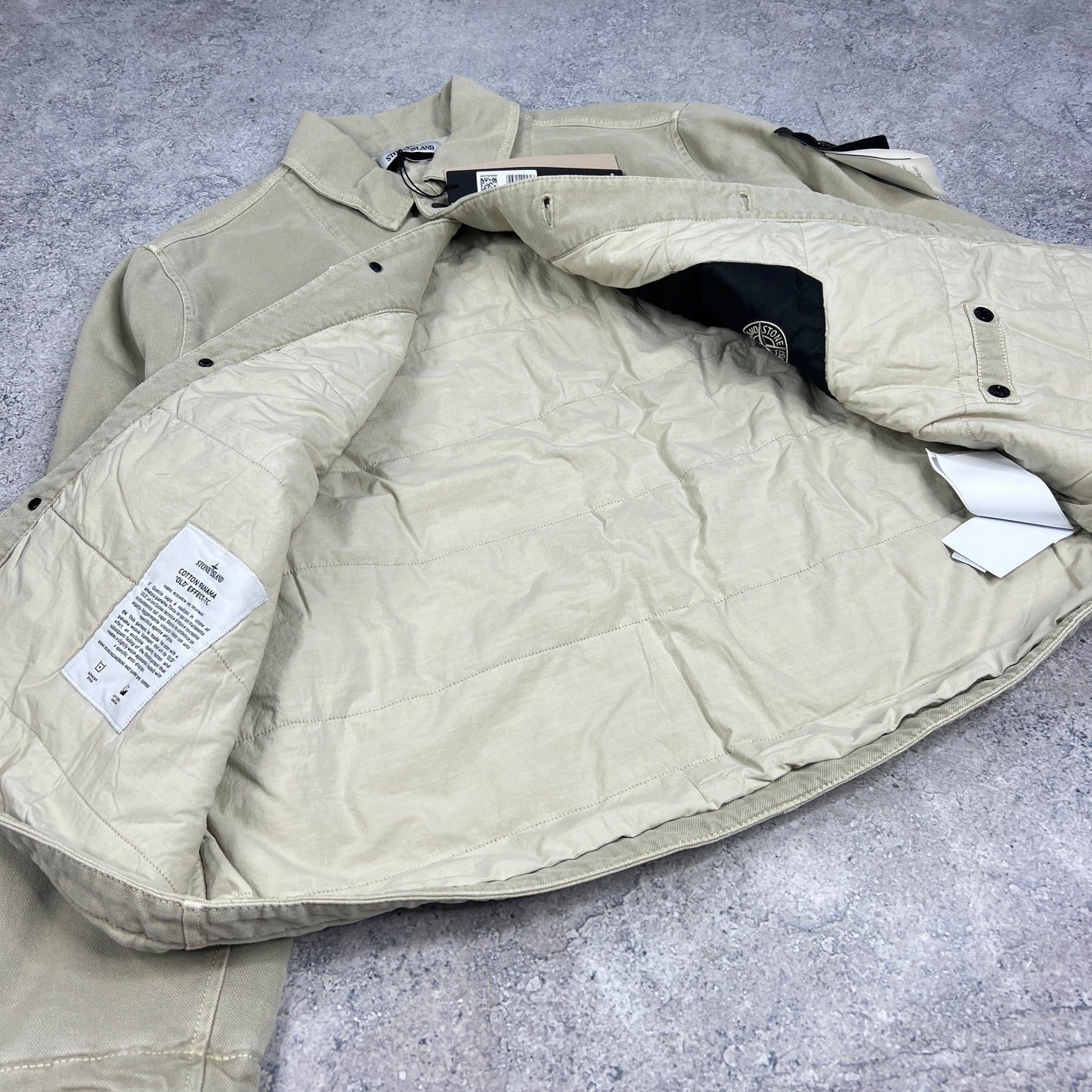 Stone Island Cotton Panama ‘Old Effect’ Jacket Medium 24.5” BNWT