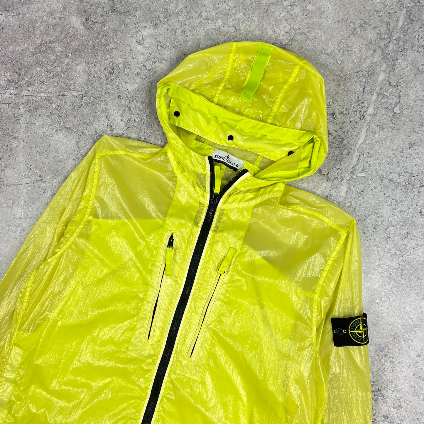 Stone Island Hooded Lucido Jacket Large 23.75”