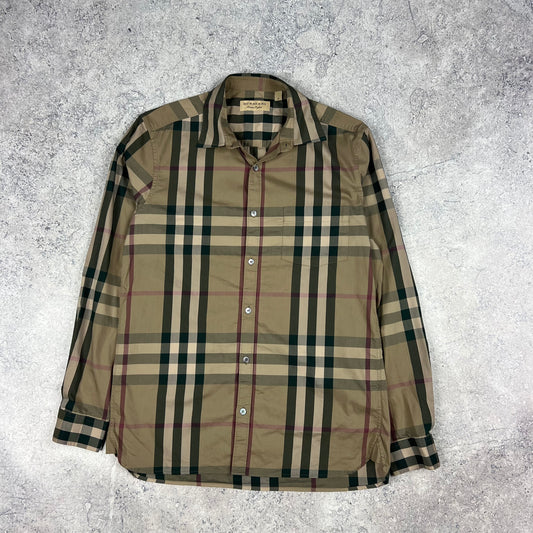 Burberry Check Shirt Medium 21.5”