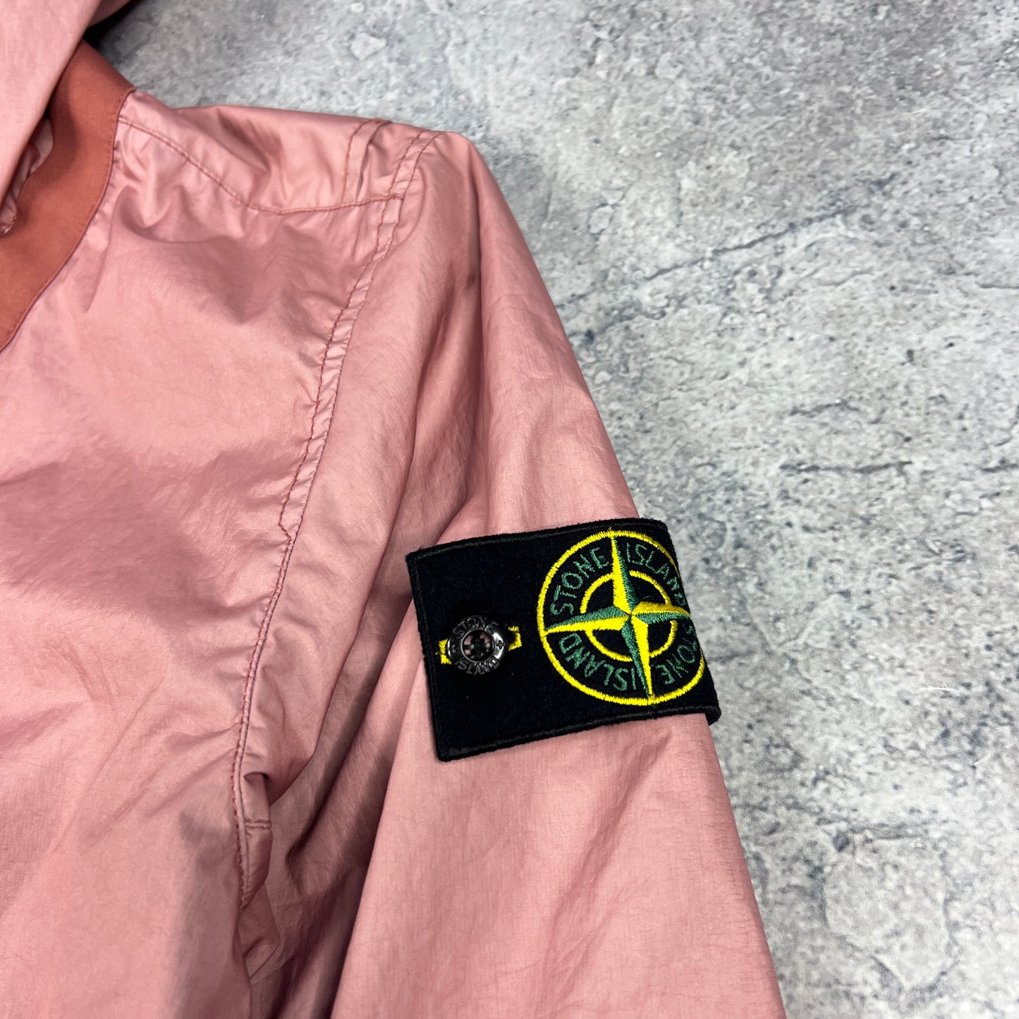 Stone Island Pink Membrana Jacket Large 23.25”