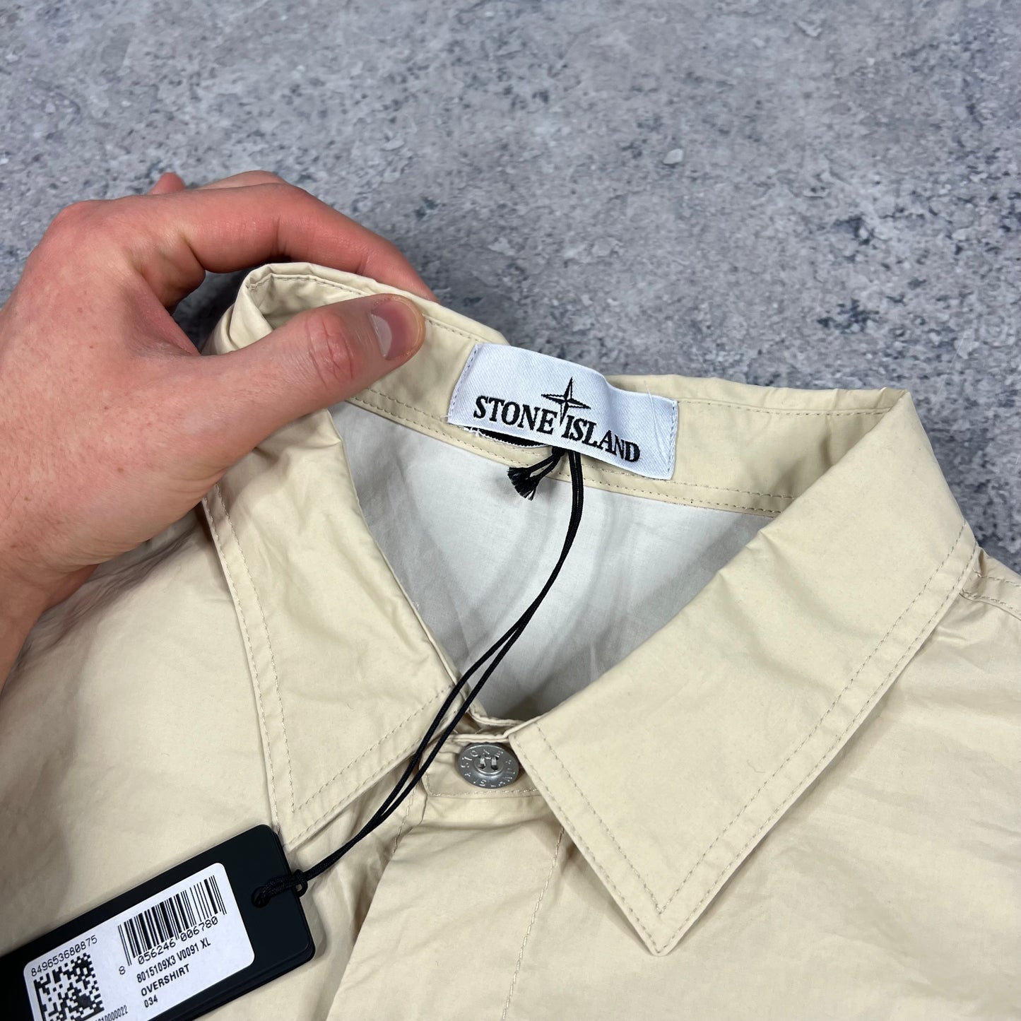 Stone Island Marina Beige Shirt XL 25” BNWT