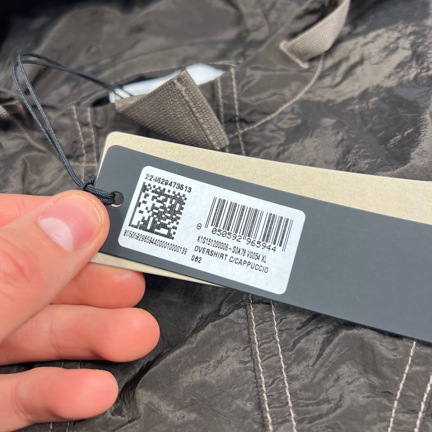 Stone Island Brown Camo Nylon Metal Smock XL 24” BNWT
