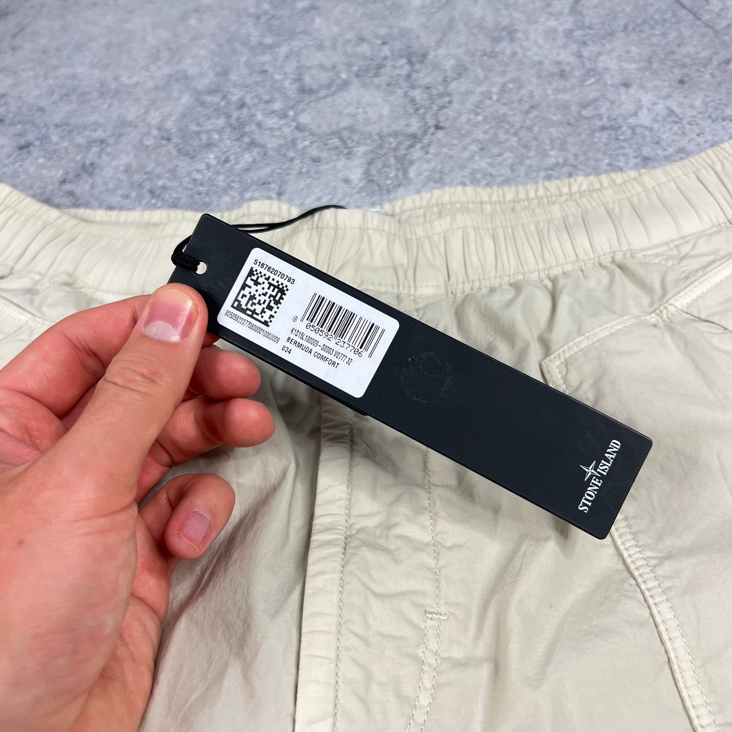 Stone Island Beige Cargo Shorts W32” BNWT