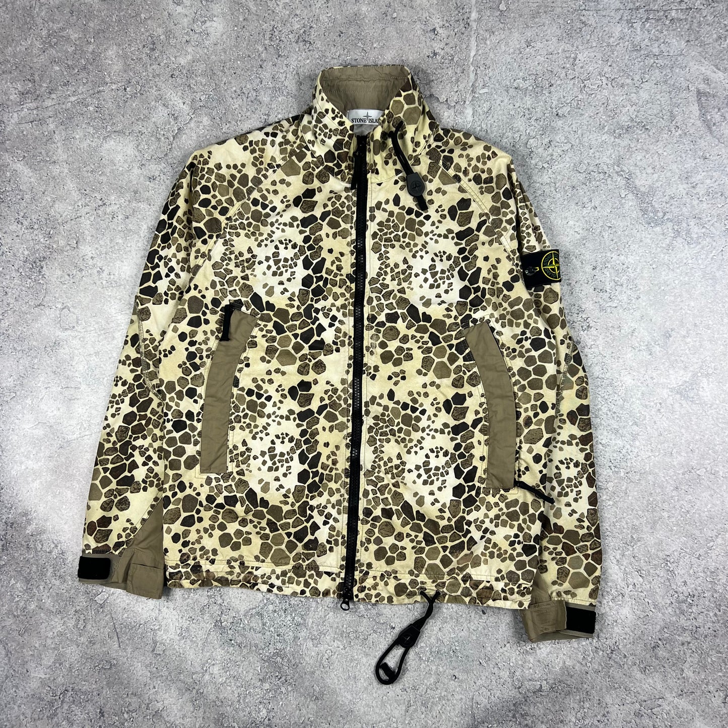 Stone Island Alligator Camo Jacket Large 23.5”