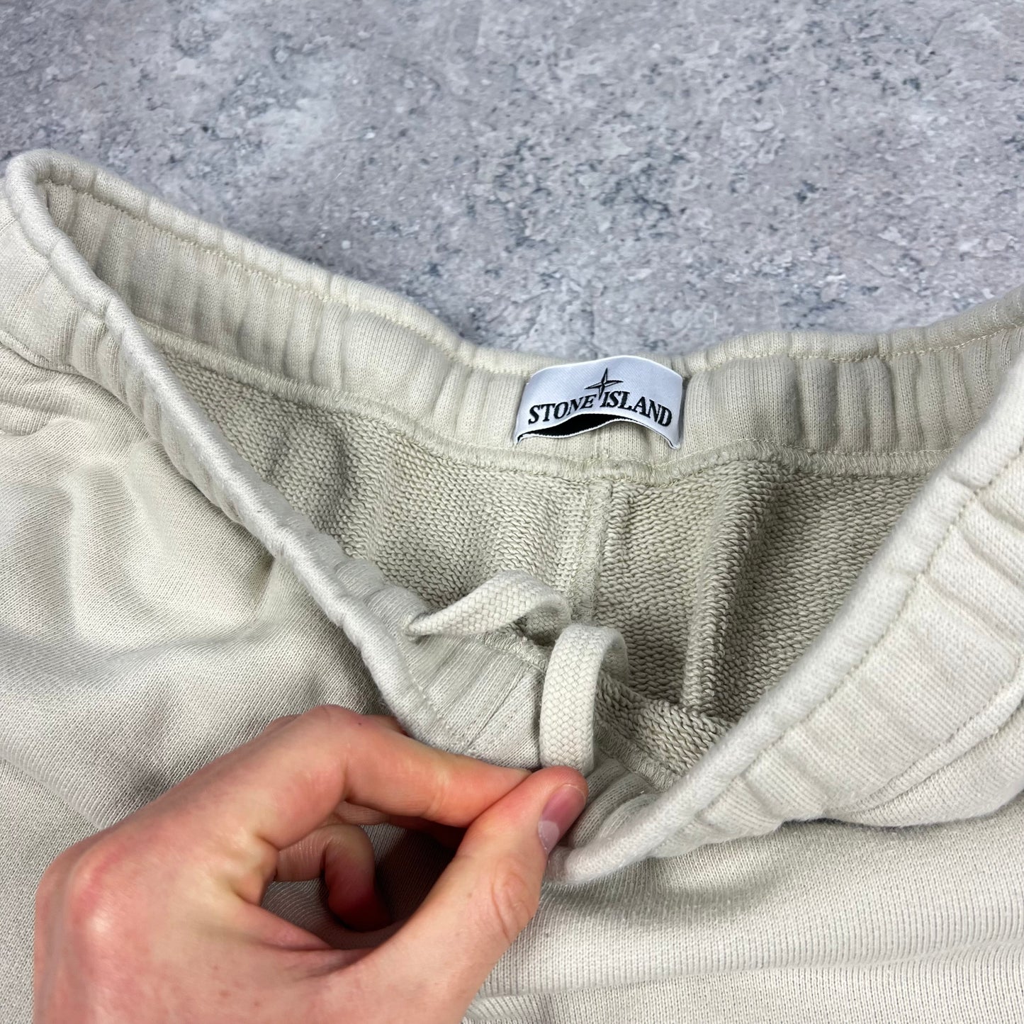 Stone Island Marina Beige Joggers Medium 32”