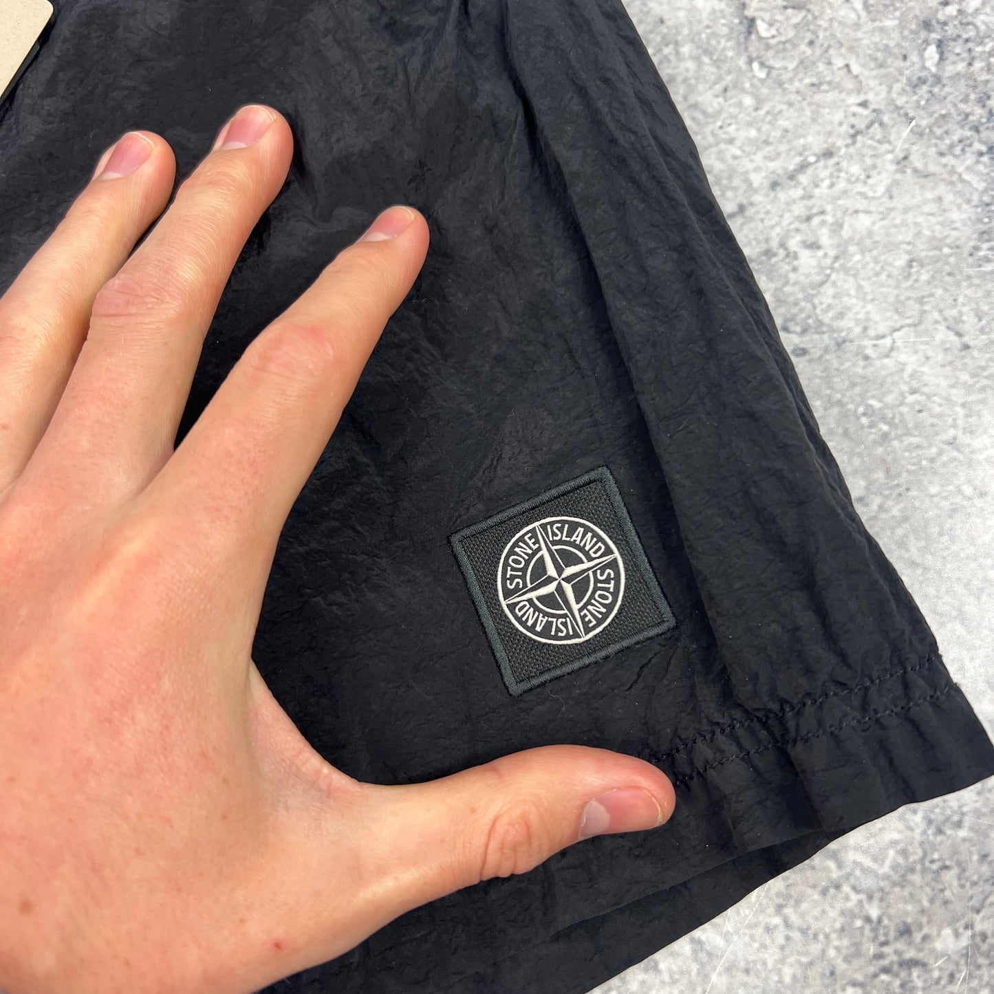 Stone Island Black Nylon Metal Swimshorts Small 30” BNWT