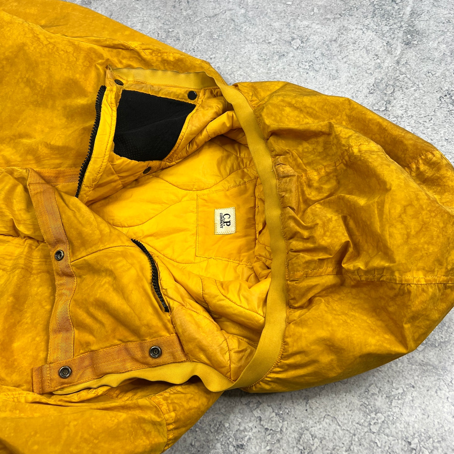 CP Company Yellow Re-Colour Nycra Jacket Size 52- XL 24”