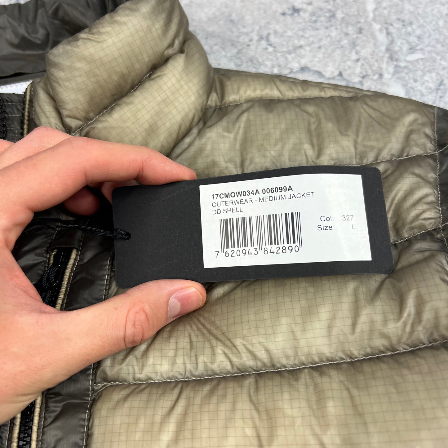CP Company DD Shell Down Jacket Large 23.5” BNWT