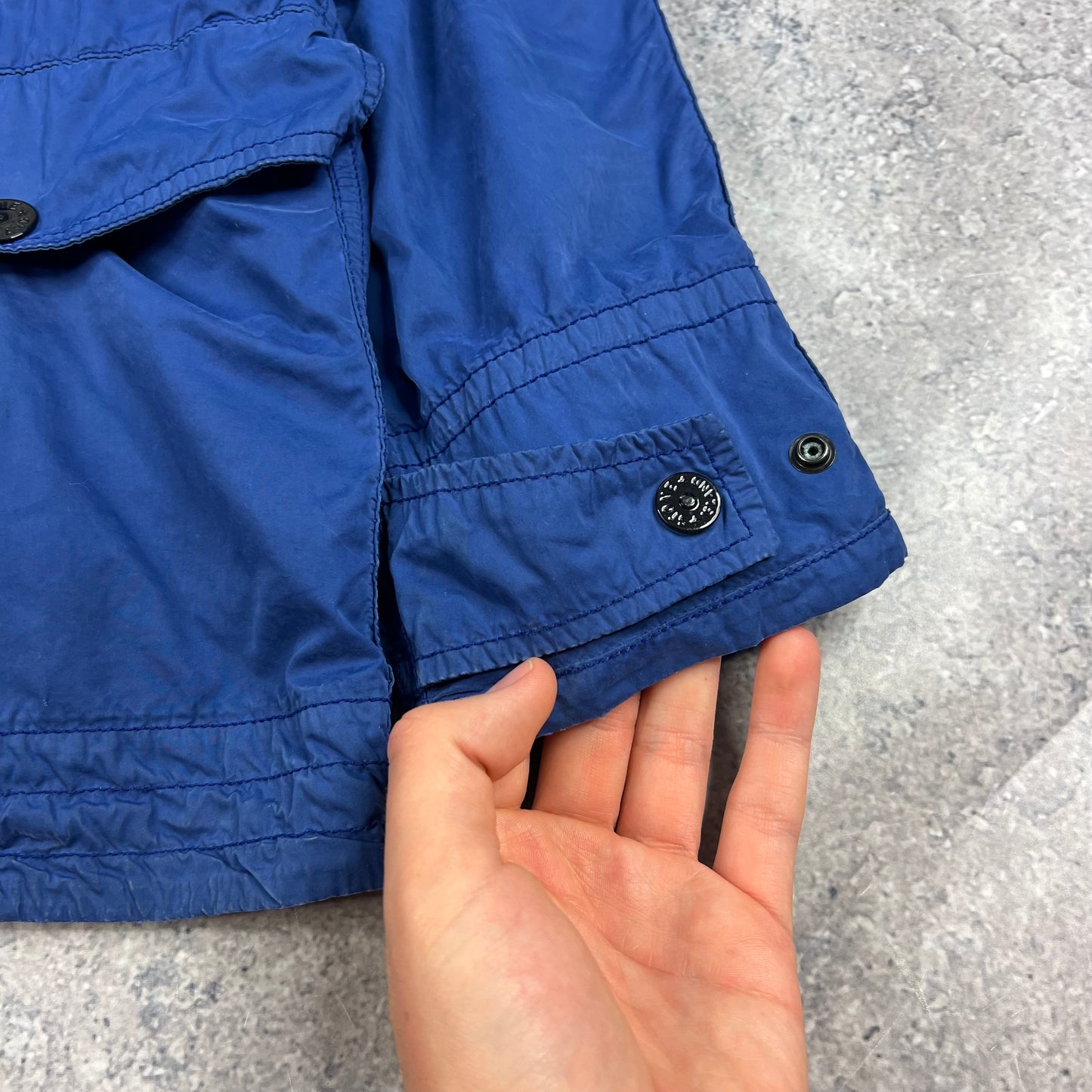 Stone Island Blue David Light TC Jacket XL 23”