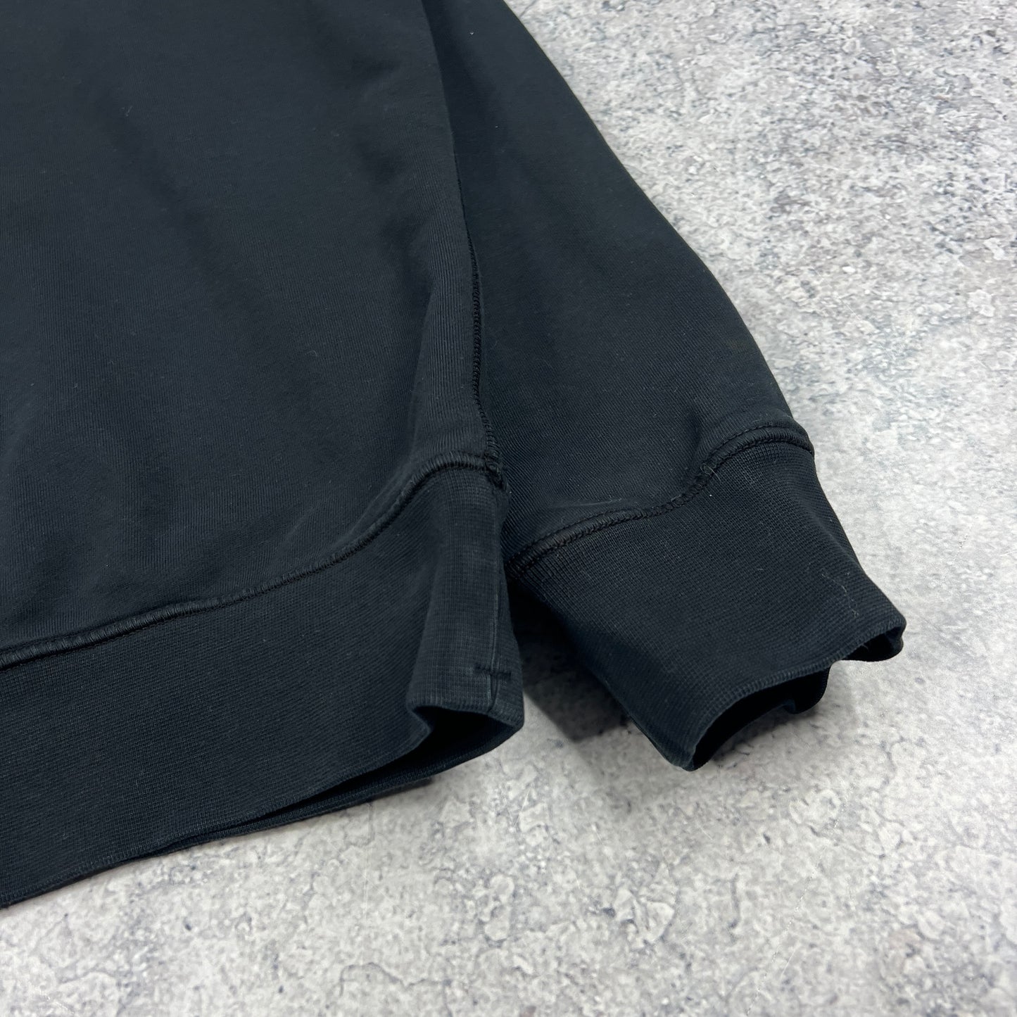 Stone Island Black Sweatshirt Large 22.75”