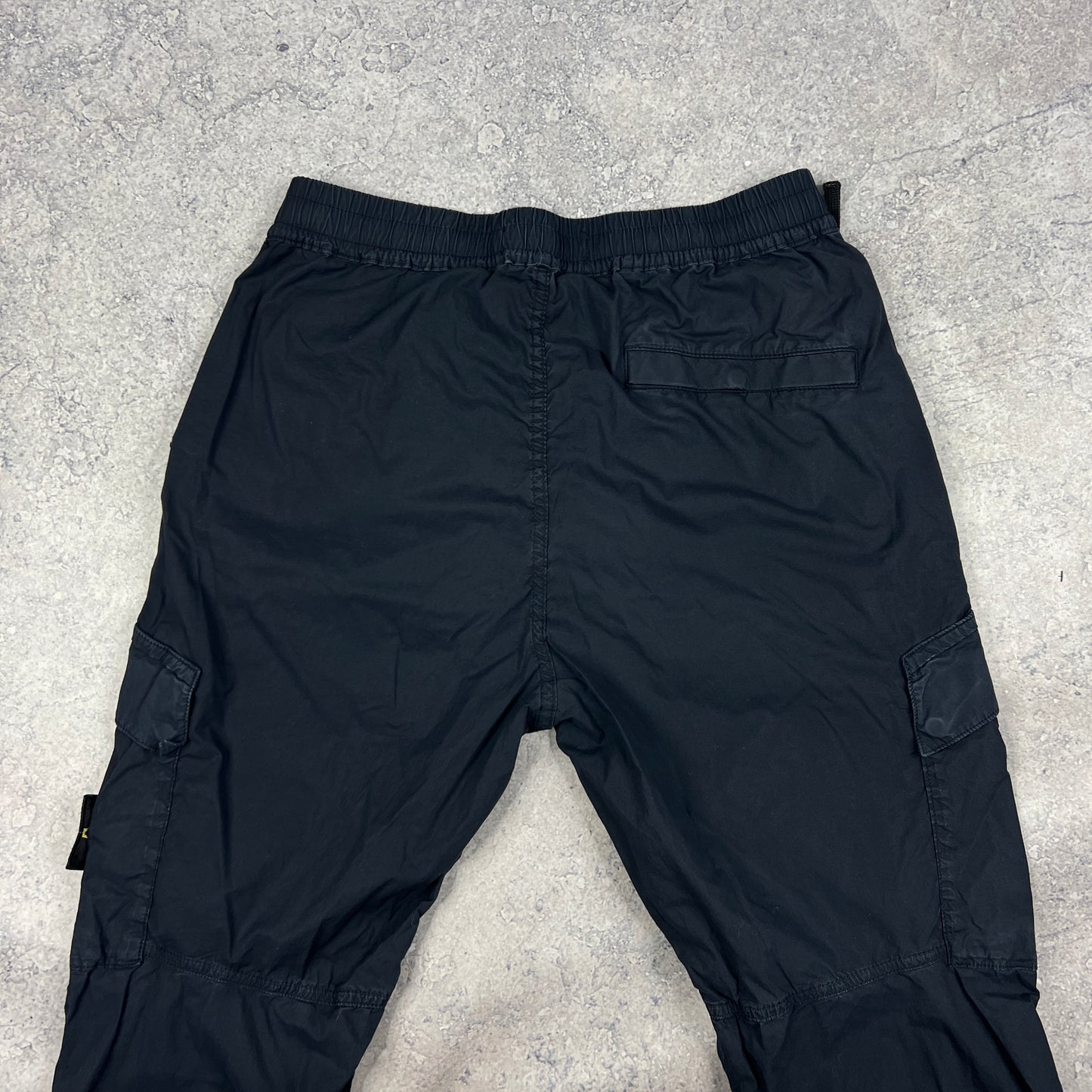 Stone Island Navy Cuffed Cargo Trousers W30”