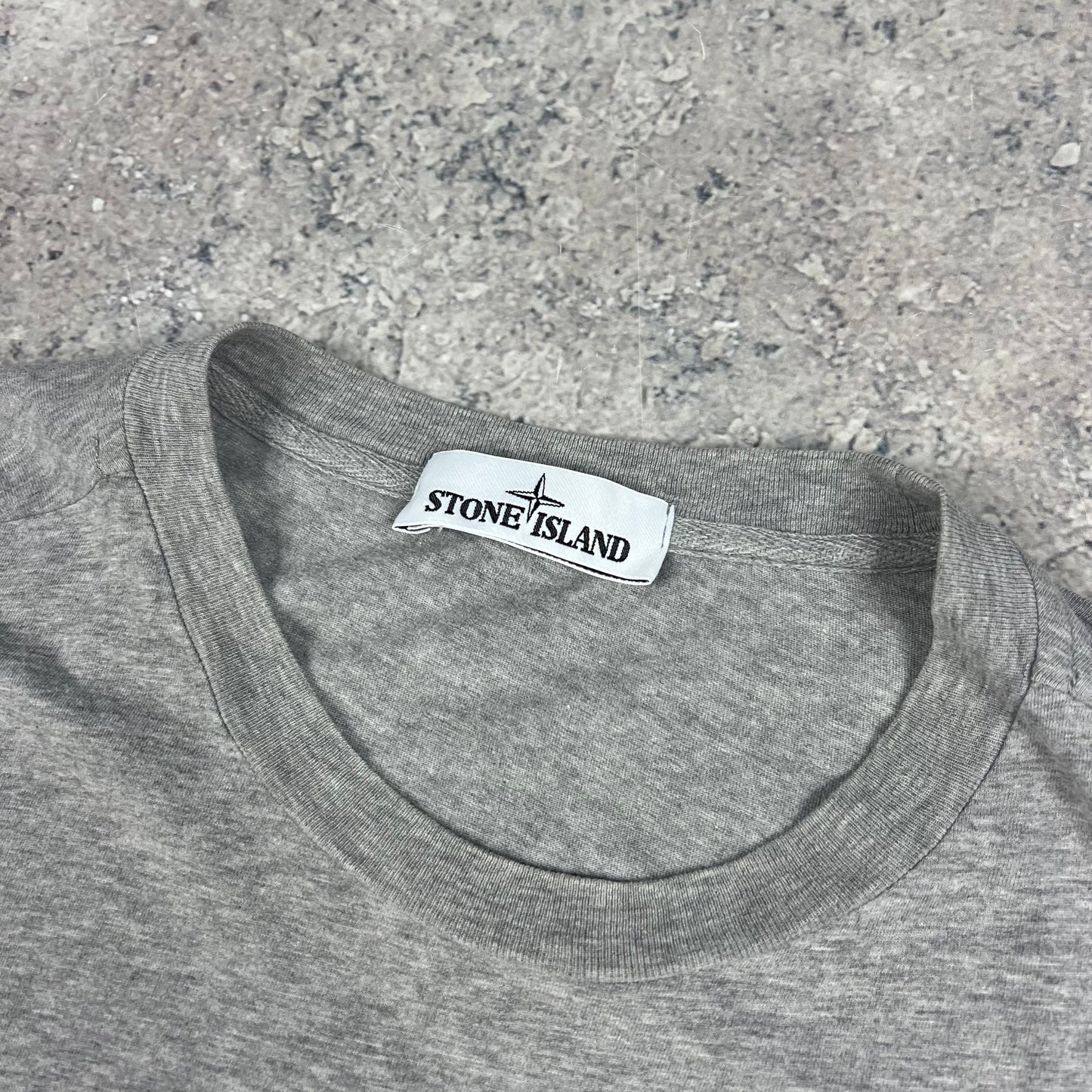 Stone Island Grey Patch T-Shirt 3XL 25”