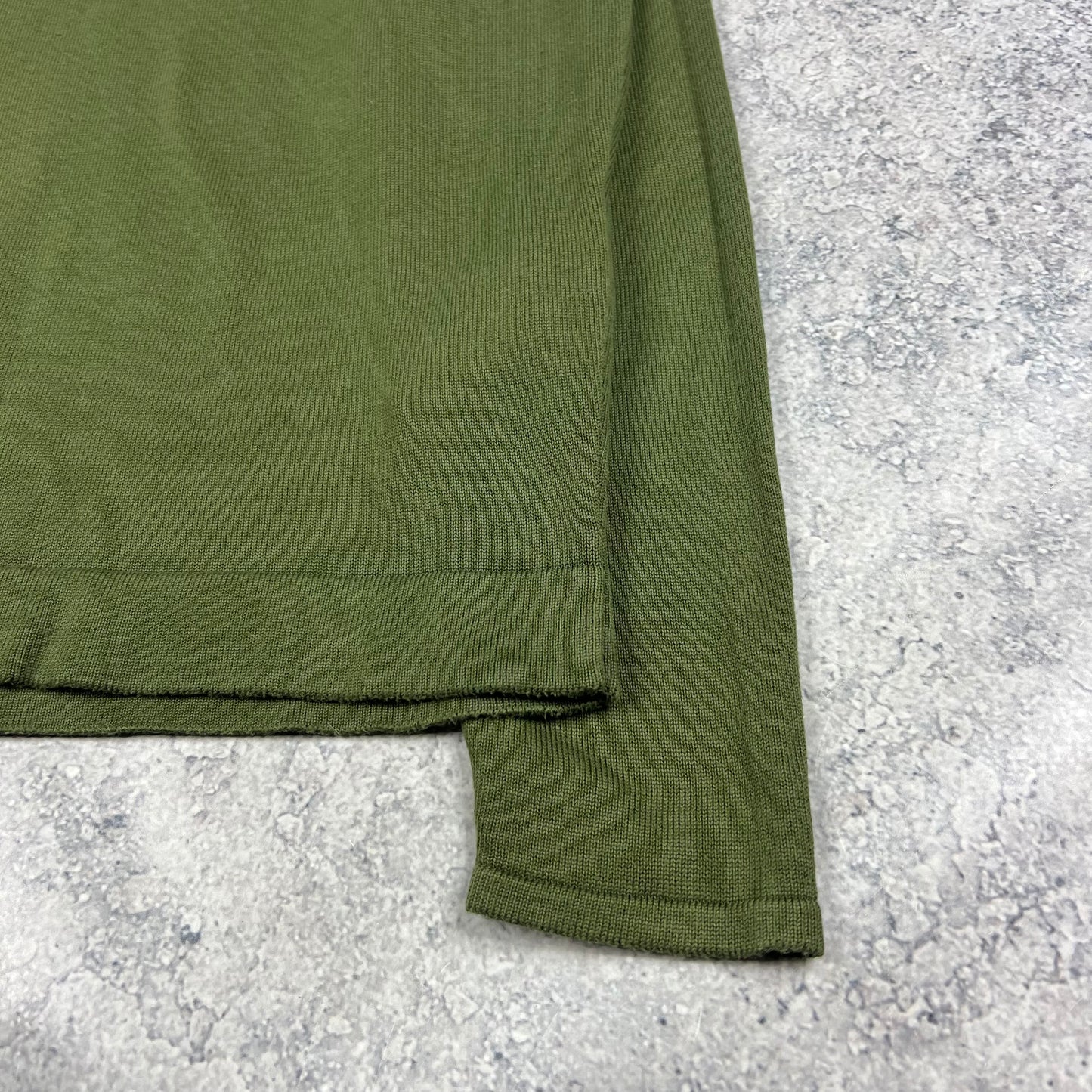 Stone Island Khaki Shadow Project Rollneck Knit Small 20”