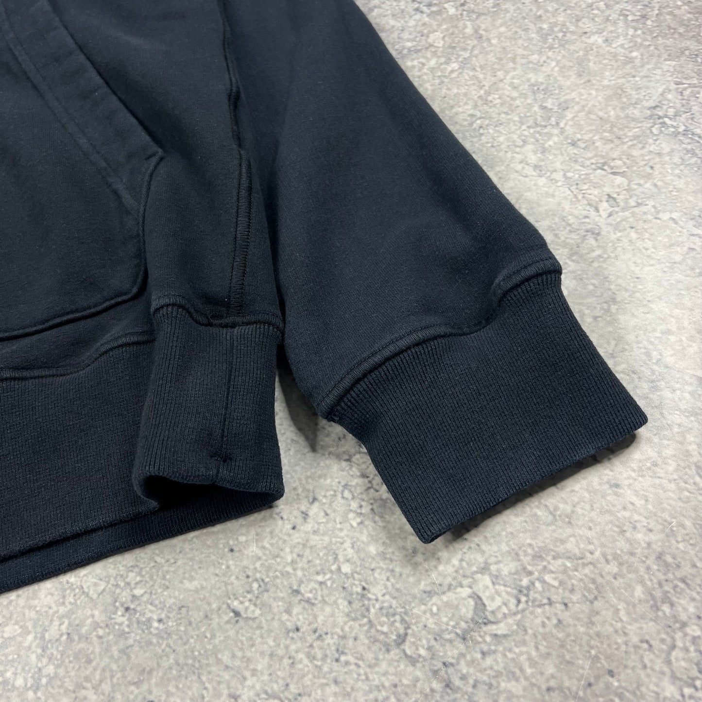 Stone Island Navy Pullover Hoodie Medium