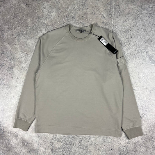Stone Island Grey Ghost Sweatshirt Large 23.25” BNWT