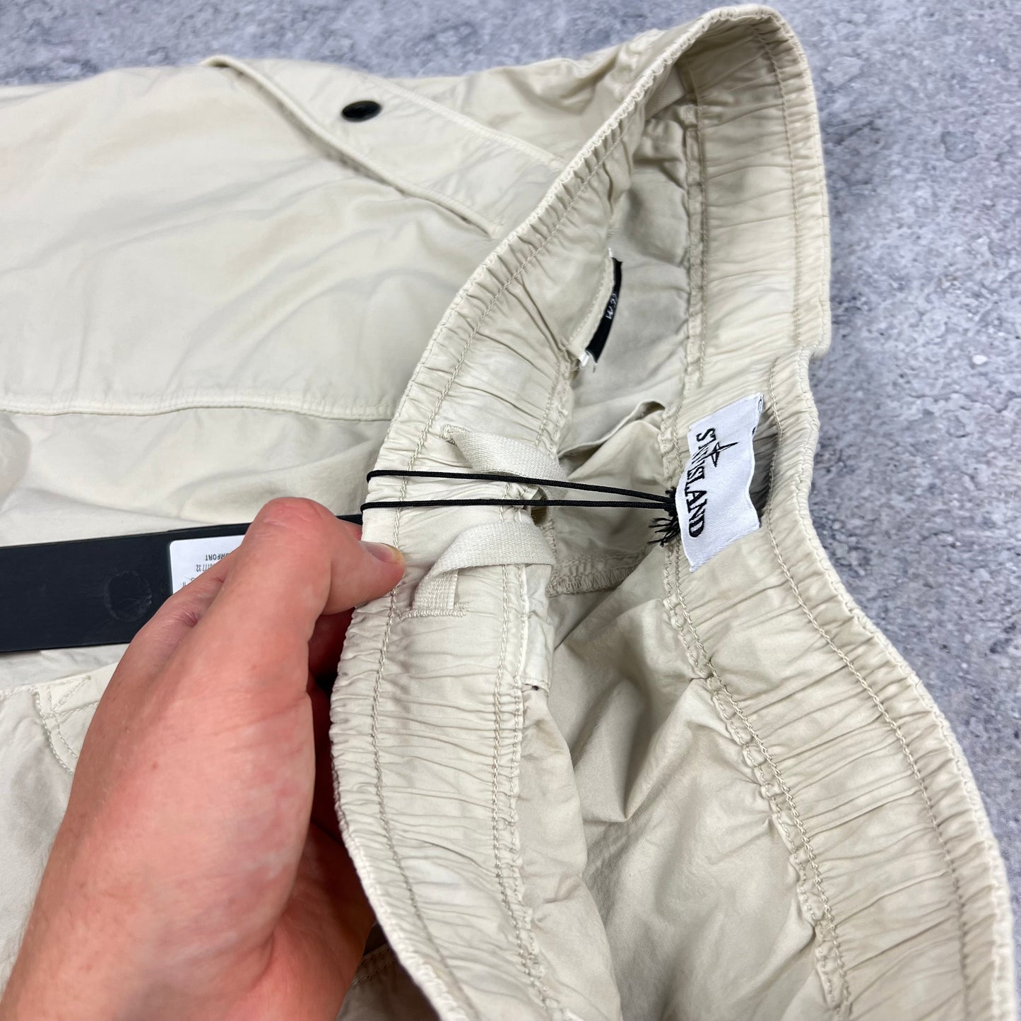 Stone Island Beige Cargo Shorts W32” BNWT