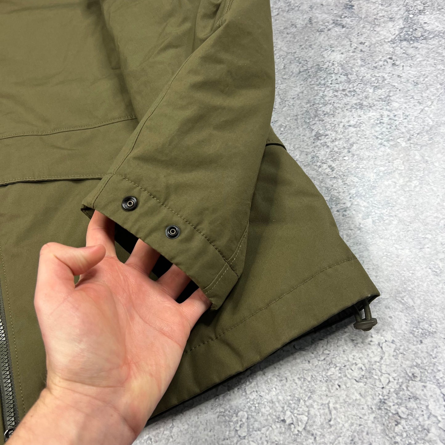 Stone Island Khaki Ghost O-Ventile Primaloft Jacket Large 24” BNWT