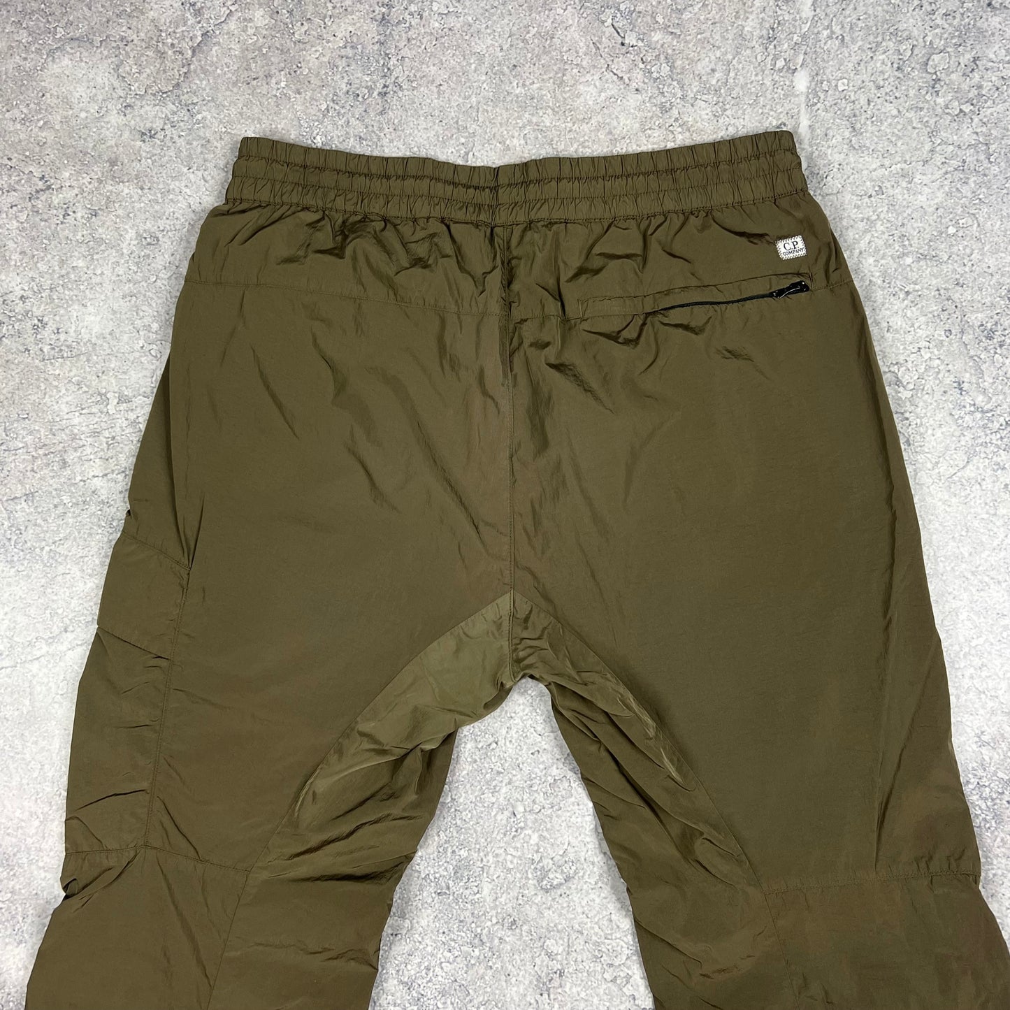 CP Company Khaki Lens Chrome Cargo Trousers Size 46- W30-32”