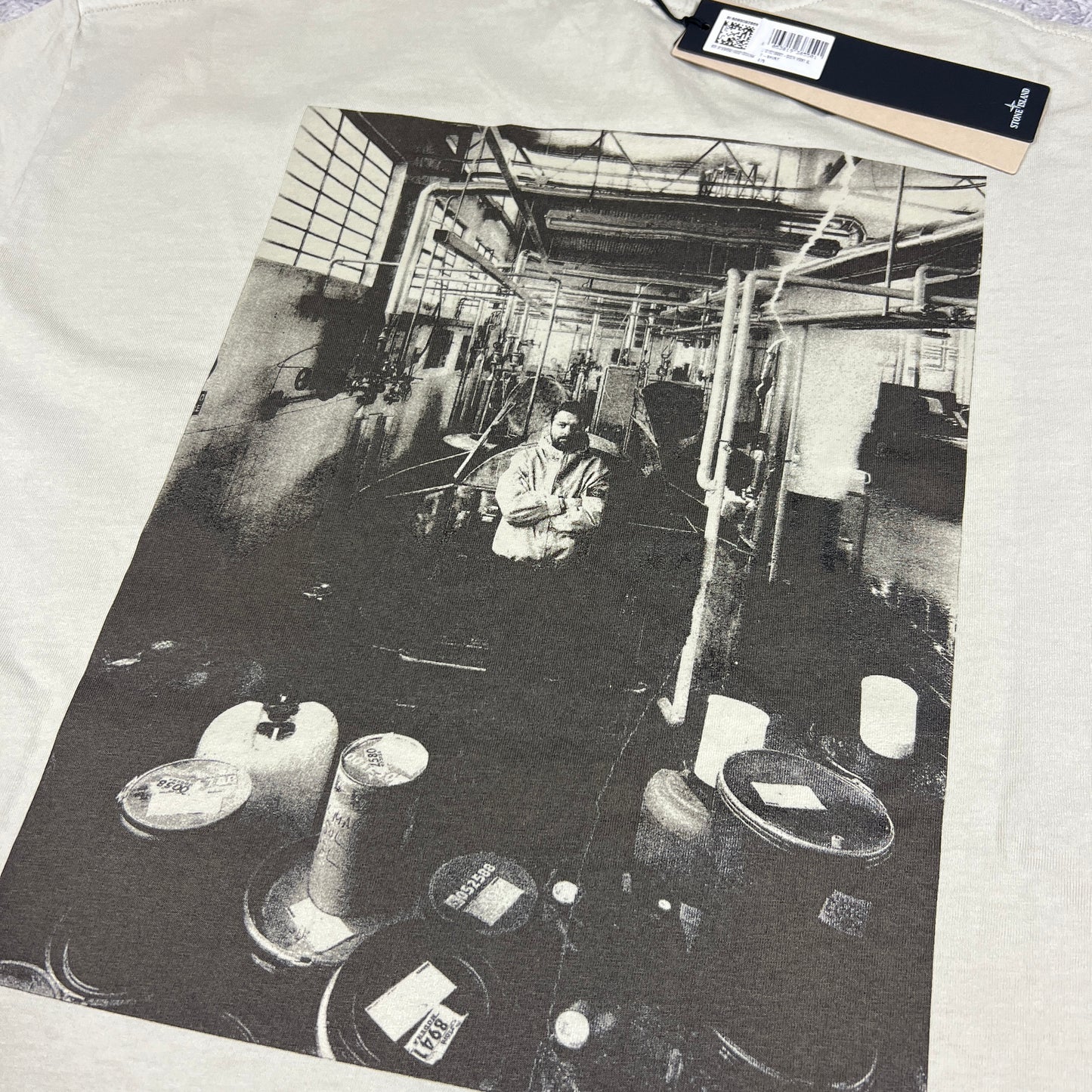 Stone Island Grey Carlo Rivetti T-Shirt BNWT