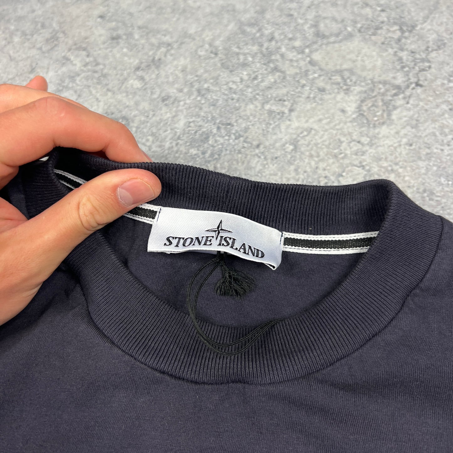 Stone Island Ink Blue Dial T-Shirt Large 23.75”
