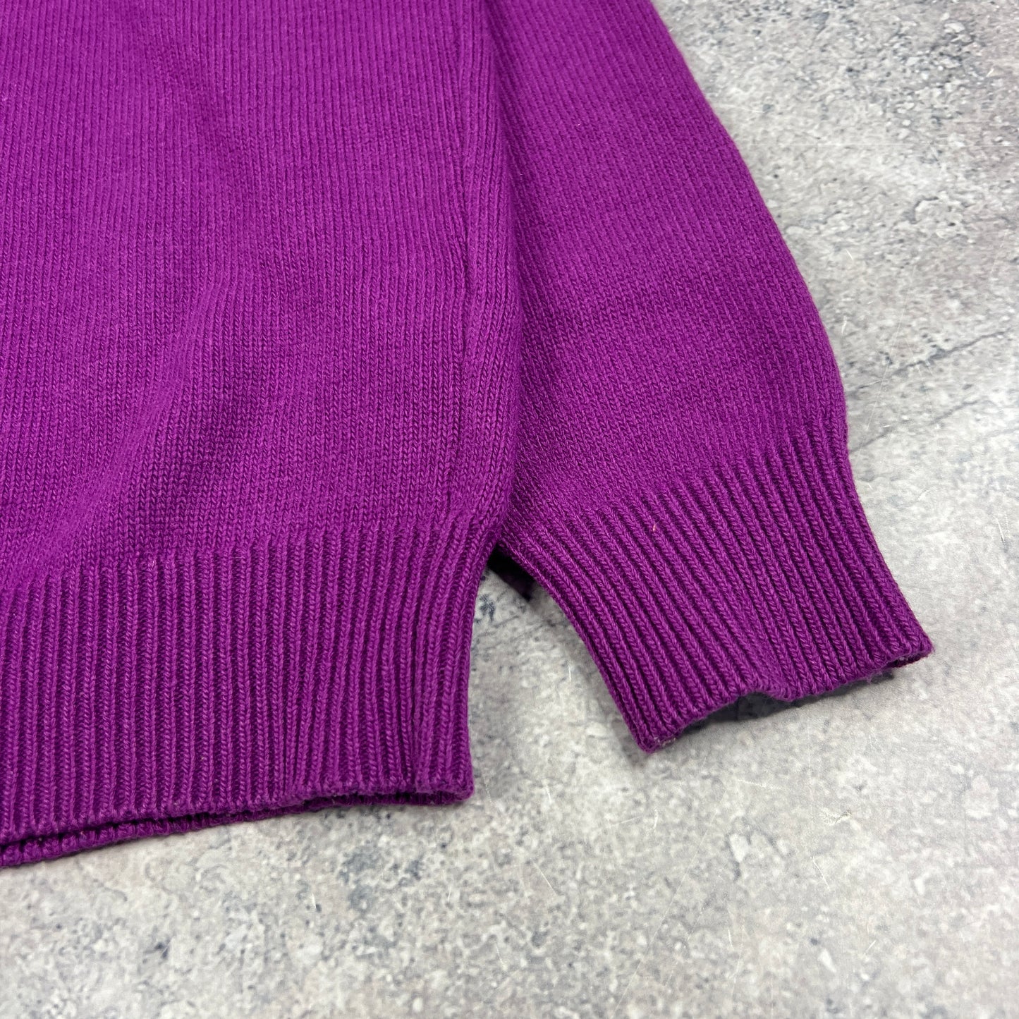 Stone Island Purple Wool Knit Jumper XL 23”