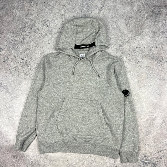 CP Company Grey Pullover Lens Hoodie Medium 23”