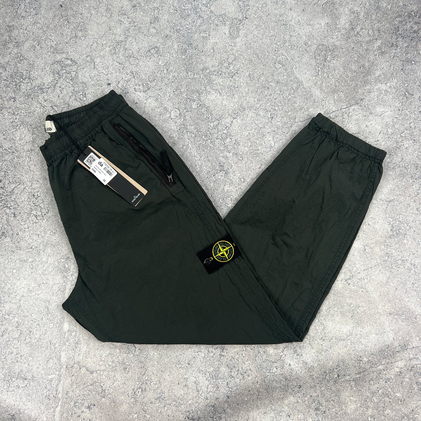 Stone Island Green Nylon Metal Cargo Trousers W30-32” BNWT