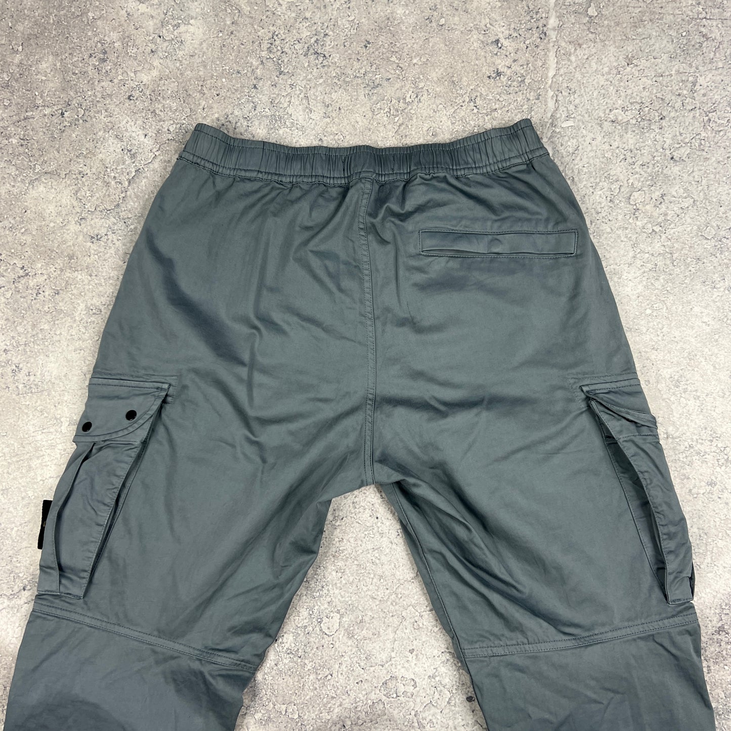 Stone Island Powder Blue Cuffed Cargos W32”