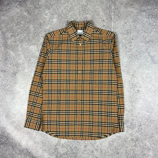 Burberry Novacheck Shirt Small/Medium 20.75”