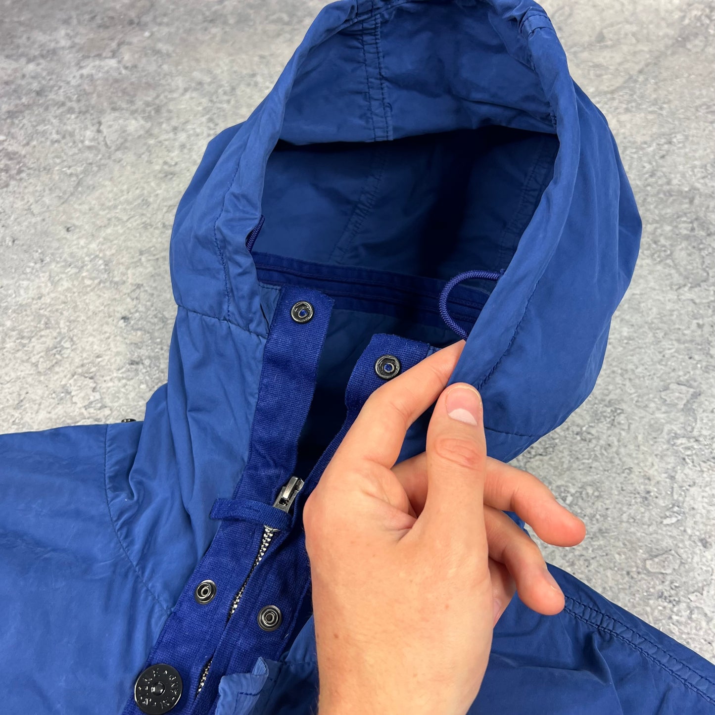 Stone Island Blue David Light TC Jacket XL 23”