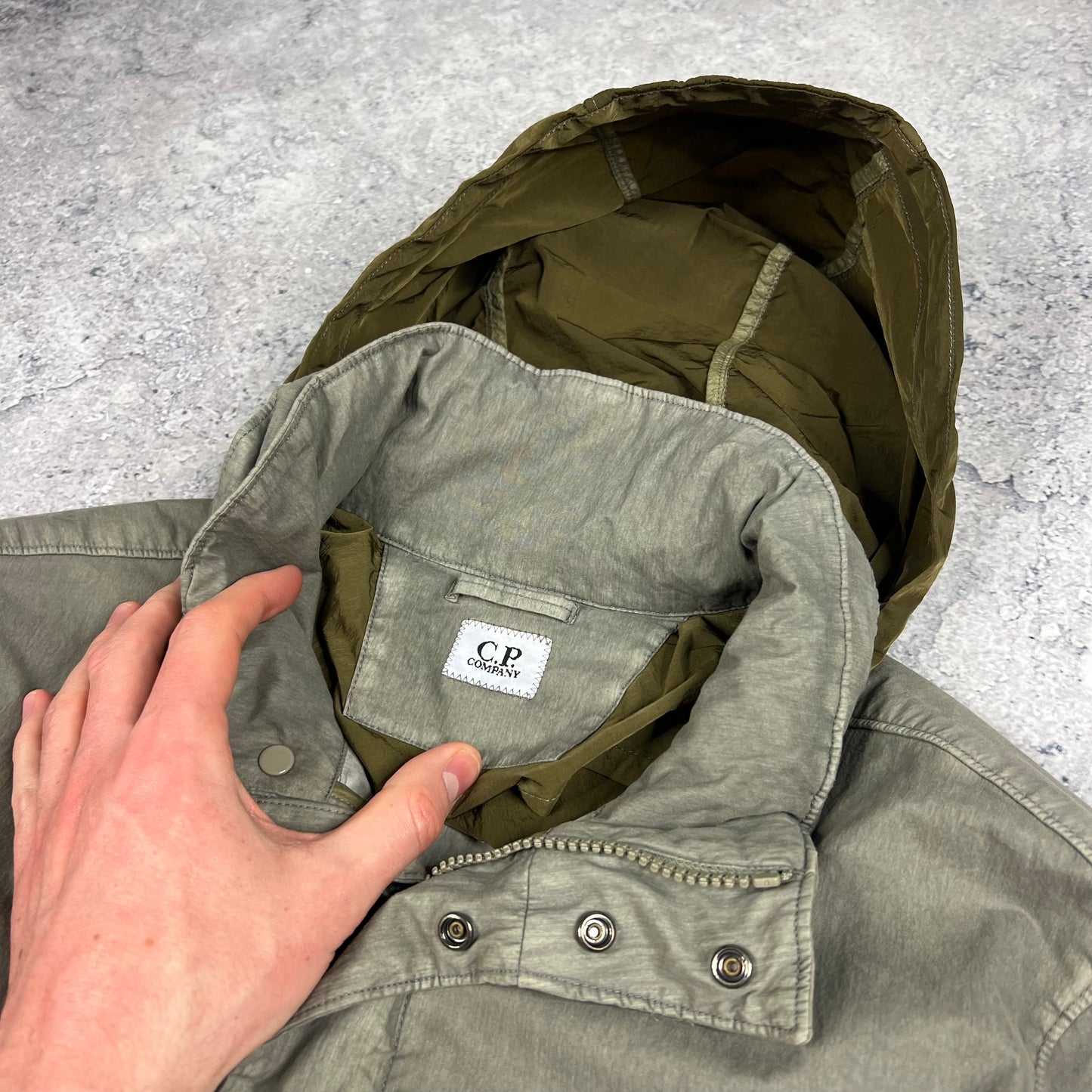 CP Company 50 Fili Gum Jacket Size 46- S/M- 21”