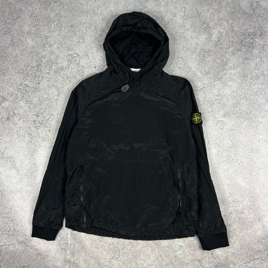 Stone Island Black Nylon Metal Smock Medium 23”